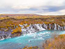 Barnafoss Waterfall